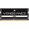 CORSAIR VENGEANCE DDR5 SODIMM 16GB (1x16GB) DDR5 5200MHz C44 Compatibile con Quasi Tutti i Sistemi Intel e AMD, Tempi di Caricamento Più Rapidi, XMP 3.0 - Nero (CMSX16GX5M1A5200C44)