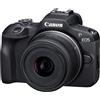 Canon EOS R100 + RF-S 18-45MM F4,5-6,3 IS STM Garanzia Ufficiale Canon