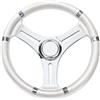 Savoretti Armando VOLANTE TIMONE Ø35 CM 3 RAZZE INOX E POLIURETANO - BARCA GOMMONE
