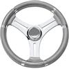 Savoretti Armando VOLANTE TIMONE Ø35 CM 3 RAZZE INOX E POLIURETANO - BARCA GOMMONE