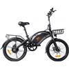 Kukirin V1 Pro City Electric Bike, 25km/h, batteria 48V 7.5Ah, motore 350W, autonomia massima 45km, cestino anteriore