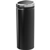 HOMCOM Pattumiera Automatica con Sensore a Infrarossi e Capacità 50L, Acciaio Inox e Plastica, Nero, 30.5x30.5x81.5cm|Aosom