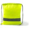 Zaino a sacca in poliestere con striscia alta visibilità personalizzato Roly Labur 34,5 x 41 cm personalizzate o neutre