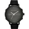 Skechers Orologio Lawndale Uomo, movimento Ana-Digi, cassa in lega nera da 46 mm con cinturino in silicone, SR5071