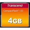 Transcend Compact Flash 133x TS4GCF133 Scheda di Memoria, 4 GB