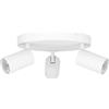 Eglo connect z Smart-Home plafoniera LED Telimbela-Z, luce a soffitto con 3 faretti, ZigBee, app e controllo vocale Alexa, bianco caldo-bianco freddo, RGB, dimmerabile, plafoniera bianca