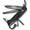 Victorinox, Ranger 55 Grip Onyx Black, Coltello Svizzero, Originale, Multiuso, Campeggio, 13 Funzioni, Lama, grande, Apriscatole, Bloccabile