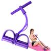 Feeziloe Feezi - Corda elastica con pedale addominale per esercizi di palestra a casa, yoga, fitness