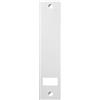 Schellenberg 13503 Placca tapparelle avvolgibili STANDARD Maxi: 23 mm di larghezza del nastro, piastra tapparella con spaziatura dei fori 26 cm, bianco