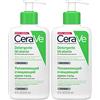 CeraVe 2x Detergente Idratante Viso e Corpo per Pelli Normali e Secche con 3 Ceramidi Essenziali e Acido Ialuronico - 2 Flaconi da 236ml ognuno