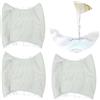 Hixingo 3 Pezzi Pannolini Cane Maschio, Altamente Assorbenti Pannolini per Cani Maschi, Mutande Riutilizzabili per Cani in Calore, Pannolini a Fascia per Cani Maschi (XL,Grigio)
