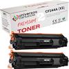 universo cartuccia - 44A CF244A Kit 2 Toner compatibile con HP MFP LaserJet Pro M14/M17/M15a/M15w/M16a/M16w/M28a/M28w/M29a/M29w/M31