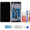 swark - Display LCD compatibile con Huawei P9 Lite VNS-L31, VNS-L21-23, VNS-L53, VNS-AL00, VNS-L62, schermo touch screen Digitizer Assembly vetro + telaio + strumenti (Without Metal Frame) (nero)
