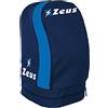 Zeus ZAINO ULYSSE BORSA A SPALLA CALCIO CALCETTO BASKET PISCINA TENNIS SPORT 33 X 30 X 52 cm (BLU-ROYAL)