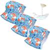 Hixingo 3 Pezzi Pannolini Cane Maschio, Altamente Assorbenti Pannolini per Cani Maschi, Mutande Riutilizzabili per Cani in Calore, Pannolini a Fascia per Cani Maschi (XL,Volpe)