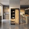 MIlani Home GABRIELLE - dispensa in legno e acciaio