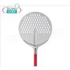 Pala Pizza Tonda Forata 33 cm per Infornare in Alluminio, manico 1,80 mt