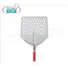 Pala Pizza Quadra Forata Tulip per Infornare in Alluminio cm 33x33, manico 30 cm