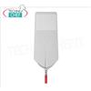 Pala Pizza Rettangolare Forata Tulip per Infornare in Alluminio cm 30x80, manico 60 cm