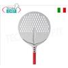 Pala Pizza Tonda Forata 33 cm per Infornare in Alluminio, Linea Tulip
