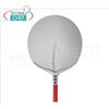 Pala Pizza Tonda Tulip per Infornare, in Alluminio 50 cm, manico 1,80 mt
