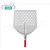 Pala Pizza Quadra Forata Tulip per Infornare in Alluminio cm 50x50, manico 2,00 mt