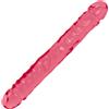 Doc Johnson Crystal Jellies Jr. Double Dong 12" Pink