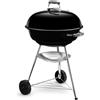 WEBER Barbecue a carbone Weber Serie COMPACT KETTLE 47 cm nero cod. 1221004 BBQ NOVITA' 2020