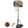 Easycomfort Set Canestro per Bambini Regolabile in Altezza con Palla da Basket Base e Pompa Gonfiaggio Inclusi