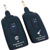 Alnicov Sistema wireless per chitarra, trasmettitore e ricevitore wireless da 2,4 GHz, per chitarra elettrica, basso, violino A9, nero