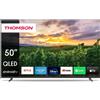 Thomson Smart TV 50 Pollici Display QLED Sistema Google TV colore Nero 50QA2S13
