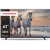 Thomson Smart TV 43 Pollici 4K Ultra HD Display LED Google TV Nero 43UA5S13