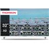 Thomson Tv 32 Pollici HD Ready Display LED Frameless DVB-T/T2 Bianco 32HD2S13W
