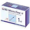Siringa per insulina becton dickinson 1 ml 100 ui ago 29 gauge 30 pezzi