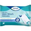 Tena Proskin Wet Wash Gloves Guanto Detergente Umidificato 8 pezzi