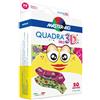 Master aid Cerotto master-aid quadra 3d girls 20 pezzi assortiti