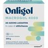 Onligol Macrogol 4000 - 200g Senza Zucchero con Cucchiaino Dosatore, Regolarità Intestinale