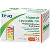 Teva Magnesio potassio plus teva 24 bustine senza zuccheri aromaagrumi