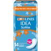 Lines idea assorbente sottile disteso anatomico 14 pezzi