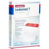Leukomed t skin sensitive medicazione post-operatoria trasparente con massa adesiva in silicone 8x10 cm 5 pezzi