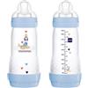 Mam Easy Start Azzurro 320ml Biberon Anticolica per Neonati