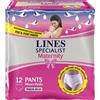 Lines specialist maternity mutandina assorbente per perditepost parto misura medium 12 pezzi