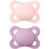 MAM Original 2-6 Mesi Silicone Doppio Rosa - Succhietto Ortodontico
