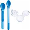 Mam Heat Sensitive Spoons & Cover Blu Cucchiai Termosensibili per Bambini
