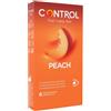 Control Peach 6 pezzi - Preservativi al Gusto di Pesca per Piacere e Sicurezza
