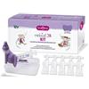 Nebial 3% kit 20 flaconcini monodose 5ml soluzione ipertonica con acido ialuronico + nebulizzatore spray-sol