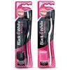 Forhans spazzolino black4white setole carbone