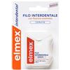 Elmex filo interdentale cerato 50 metri - con Fluoruro Amminico - Pulizia Profonda e Protezione da Carie