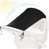 O-Kinee Telo Parasole Universale, Parasole per Passeggino, Parasole Carrozzina, Parasole Passeggino, Protezione Solare per Passeggino e Navicella Regolabile con protezione UV 50, Nero