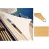 PARTENOPE SRL TENDA VELA HDPE 3x3x3 METRI BEIGE